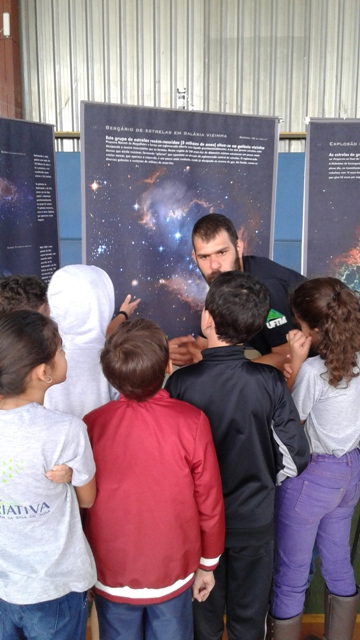 Exposição para crianças nas escolas