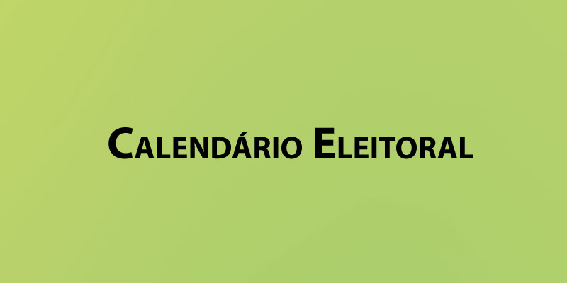 Calendário Eleitoral